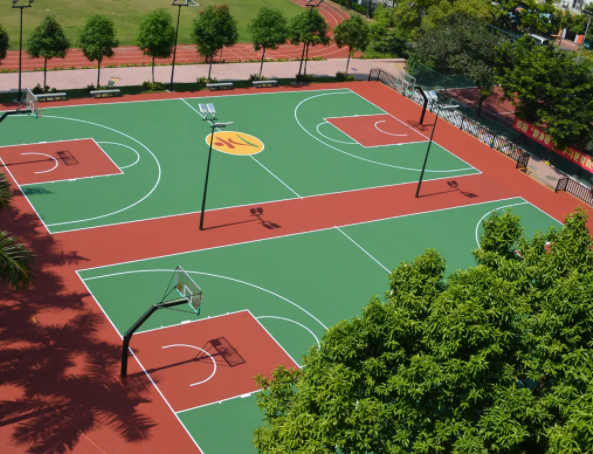 硅PU籃球場(chǎng)施工 硅PU籃球場(chǎng)施工
